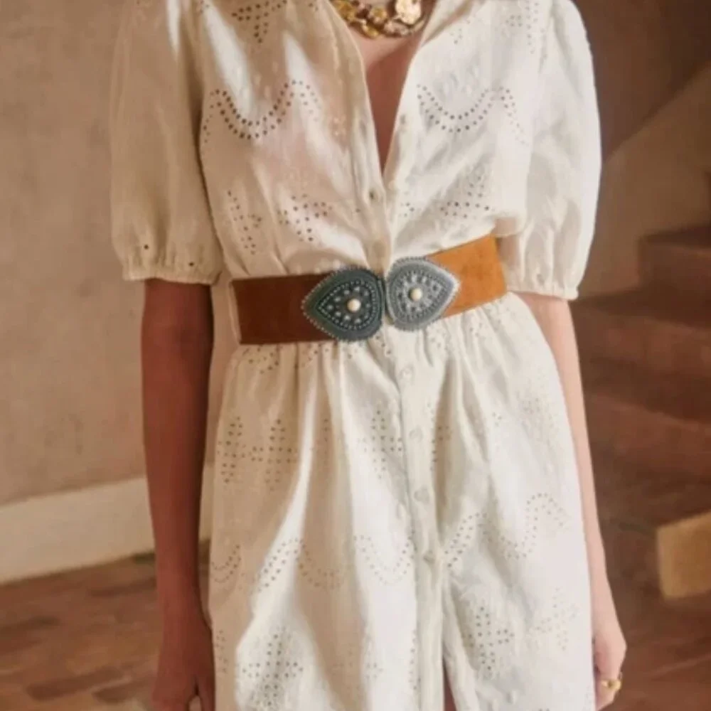 Sezane Tamara Belt Camel. - Size 75 - Picture 2 of 6